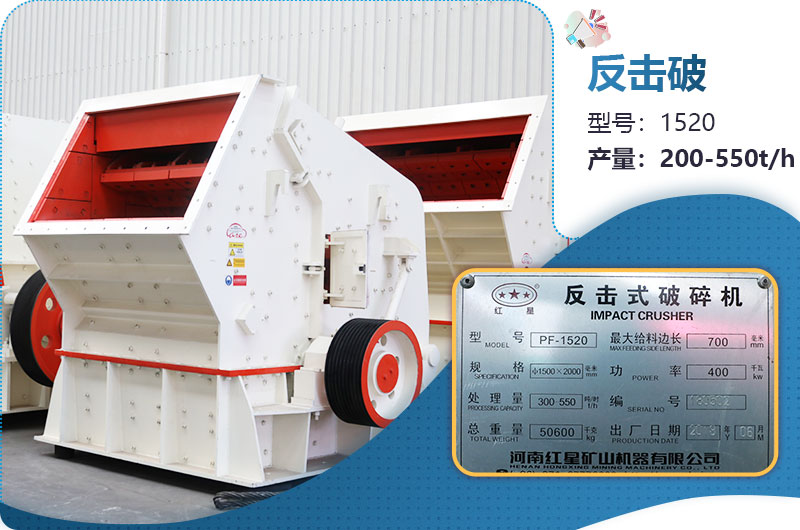 1520反擊破每小時產(chǎn)量多少？有多重？各項參數(shù)介紹