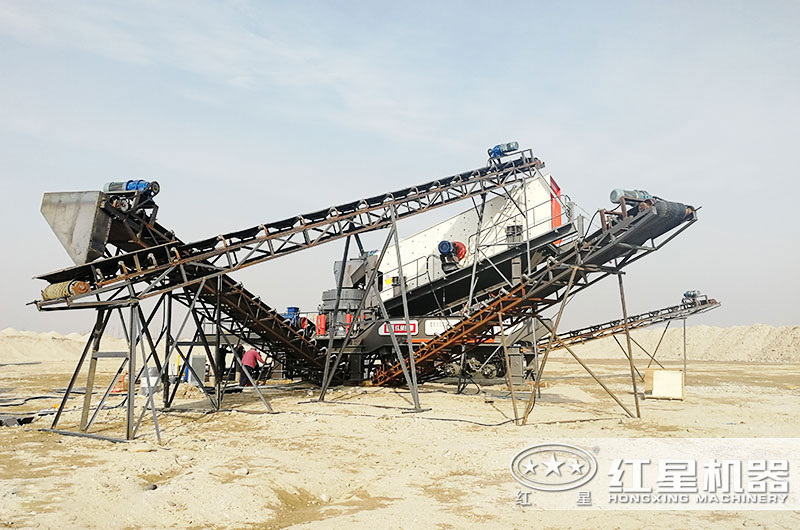 鋼筋混凝土破碎用什么機(jī)器？建筑垃圾移動(dòng)破碎站剛剛好