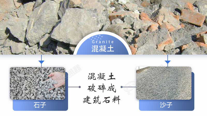 瀝青混凝土加工廢料怎么處理？推薦用混凝土移動破碎機(jī)